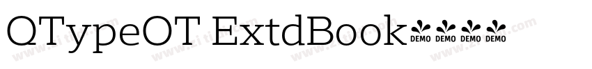 QTypeOT ExtdBook字体转换 QTypeOT ExtdBook字体转换